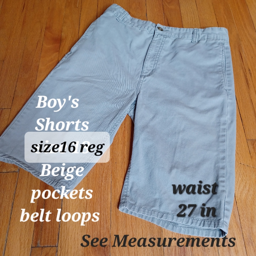 BOYS beige Shorts 16 regular